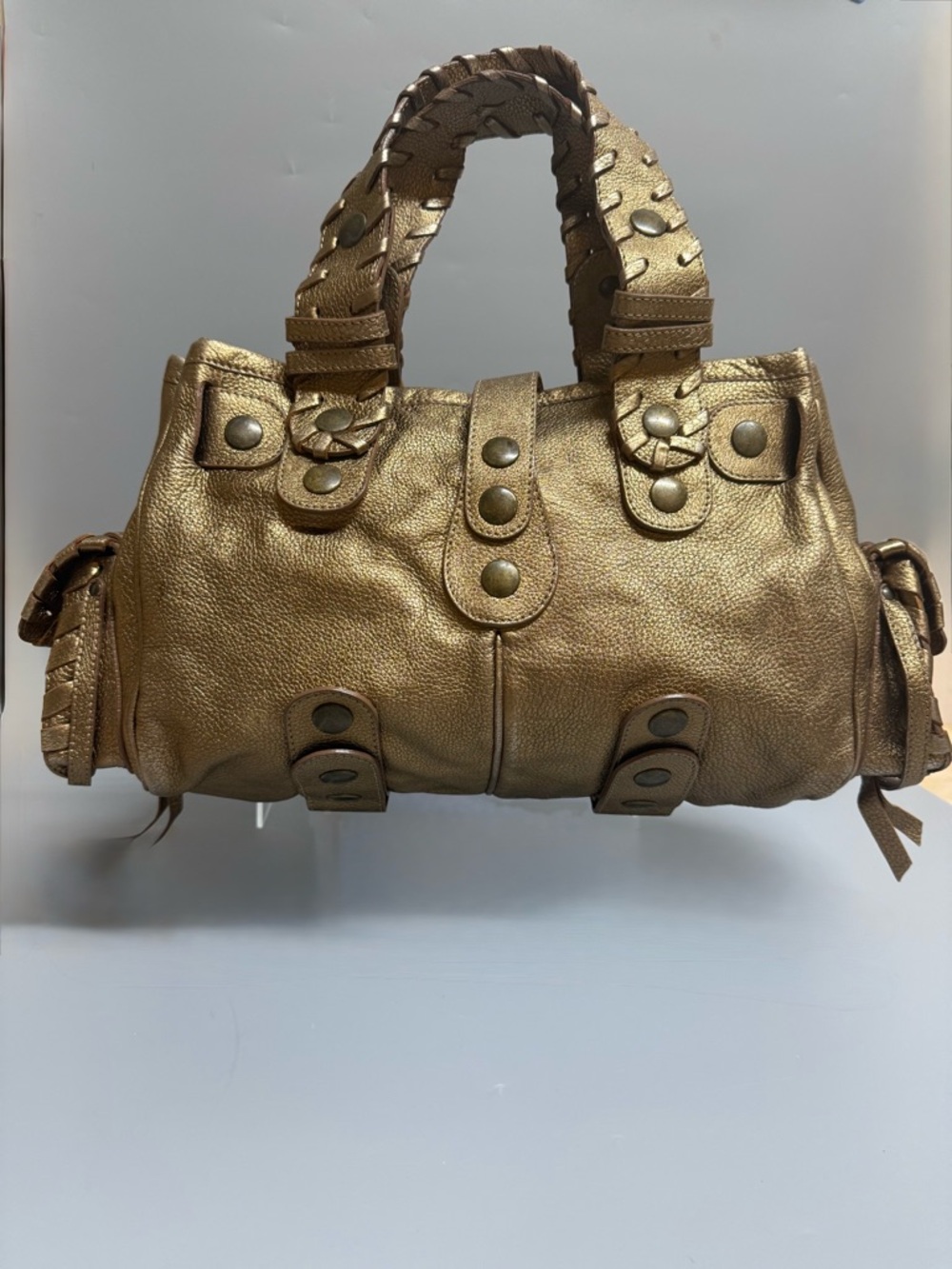 CHLOÉ Silverado Handbag - Metallic Gold